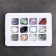 Collection of minerals, 12 pcs, 14.2x10.5 cm
