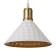 Lamp "Chekaka" E27 40W White-gold 24x24x17-117 cm