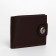 Male purse on a magnet, brown color