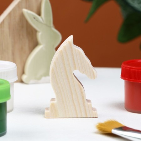 Harvesting for creativity "Horse", 3.7 x 6 x 1.2 cm, pine