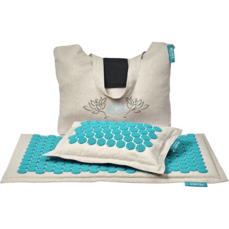 Acupuncture Bradex "Nirvana", beige, turquoise spikes, premium series-1