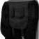 Kit on the seat, natural wool, 145x55 cm, black