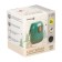 Container for storing baby food 450 ml., With a spoon, blue color