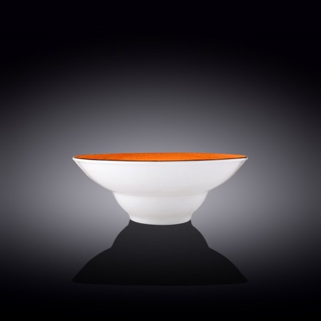 Deep plate Wilmax England Spiral, D = 22.5 cm, 1.1 L, Orange color-1