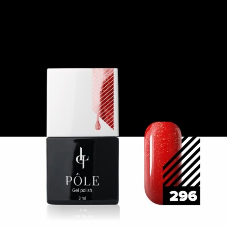 Color gel polish Pole, No. 296 golden opal, 8 ml