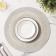 Serving napkin on the table “Oscar”, d = 38 cm, beige color