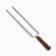 Double fork-Shampur with a wooden handle, with a pattern, 40cm