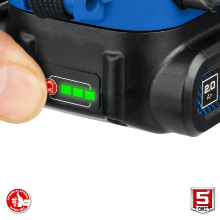 Drill-shuruvret bison DL-201-22, 20 V, 2x2 Ah, 1350 rpm, case-9