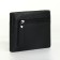 Male purse for magnet, clip for bills, separation for SIM cards, black color