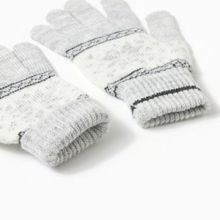 Sensory gloves, gray color, river 18-2