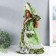 Doll Collectible Ceramics "Lady Julia in an olive dress with lace" 40 cm