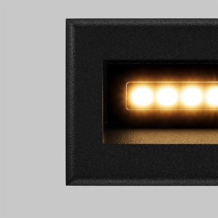 Outdoor O045SL-L3B3K, 3W, 8.4x5.4 cm, LED, 250LM, 3000K, Black Color Black-2
