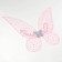 Carnival wings "butterfly", pink color