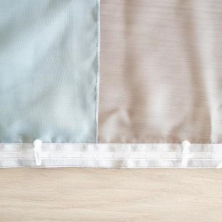 A set of curtains for the kitchen Witerra Malva 280x150cm, Gray, PE100%-5