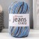 Yarn "Jeans Crazy" 55% cotton, 45% acrylic 160m/50g (7202 print)