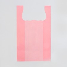 T -shirt package, polyethylene, pink 24 x 42 cm, 8 μm
