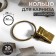 Ring for the cornice, with a clamp, d = 22/26 mm, 20 pcs, bronze color