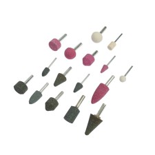 A set of balls of abrasive tundra, the diameter of the shank 3 and 6 mm, 16 pcs.