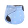 Panties-scammer, reusable, carbon-bamboo fabric, blue color, from 0-36 months.