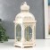 Climber Metal, glass "Lantern - flowering monograms" D -10 cm white 13.5x15x29 cm