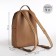 Textura zipper on the zipper, external pocket, beige color