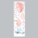 Sticker Plastic Interior color "Bunny on a skate, with an umbrella" 30x90 cm
