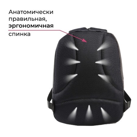 School backpack, ergonomic back Art Hype Girl, 39x32x14 cm-5