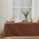 The tablecloth "Ethel" Elegance 150*220 +/- 3cm, central kofey, pl. 192 g/m2, hl with VGMO