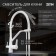 Kitchen mixer Zein Z6973, output for drinking water, silicone spout, brass, white