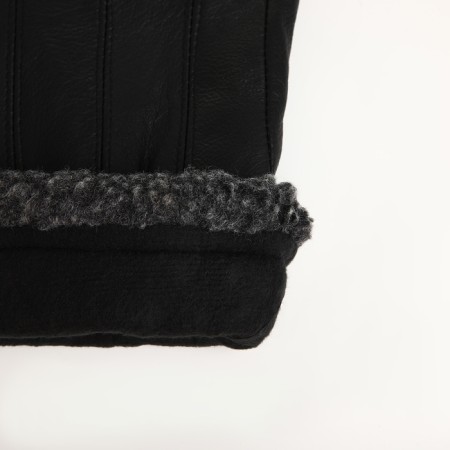 Male gloves, size XXL, with insulation, black color-3