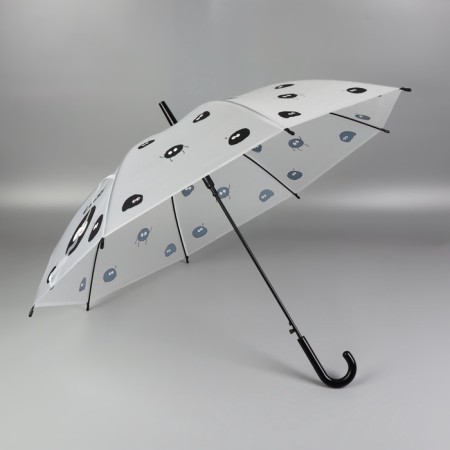 Umbrella - semi -automatic cane, 8 spokes, r = 47/54 cm, d = 108 cm, color mix-2