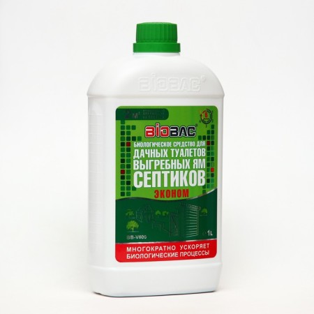Biological tool for country toilets and septic tanks BB-V600, 180 days, 1 liter-2
