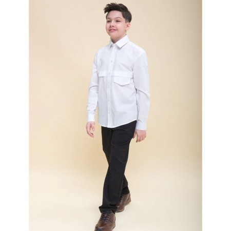 Surchachka upper for boys, height 128 cm, white color-8