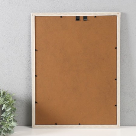 Photo frame plastic 30x40 cm "Double braid" gray 32.4x42.4x1.1 cm-2