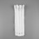 Lightning "Spiral", No. 7, non -proceeding, castle machine, 20 cm, white color
