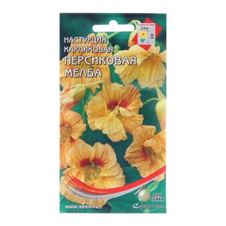 Flower seeds nasturtium "Persian Melba", 10 pcs