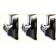 Electric meat grinder KitFort KT-2105, 1800 W, 0.75 kg/min, 5 nozzles, reverse, silver.