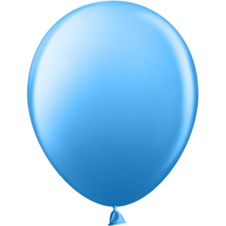 Latex ball 12 ", pastel, set 100 pcs., Blue color