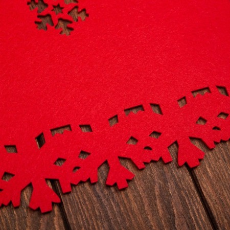 Napkin New Year's serving shade "Patterns", 38x30 cm-1