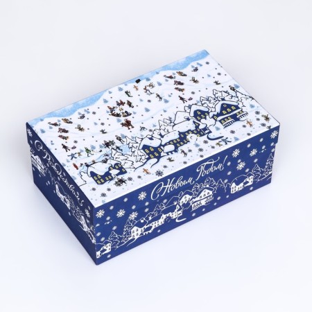 Rectangular box "Winter time", 27 × 17 × 11 cm-1