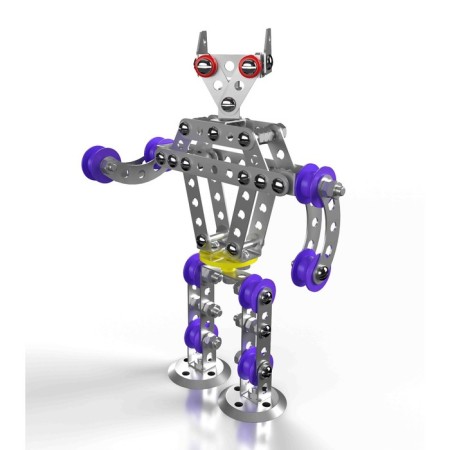 Metal designer for labor lessons, 3 in 1, robot P1, robot P2, ZPU-2