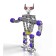 Metal designer for labor lessons, 3 in 1, robot P1, robot P2, ZPU