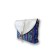 Bag Messenger Carino, valve department, blue color 18x24x7cm