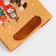 New Year. Package Gift New Year Laminated "Beast and Snowman", Lux, 11.5 x 14.5 x 6.5 cm.