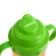 Baby playpel with solid nose, 150 ml., With handles, orange/green color