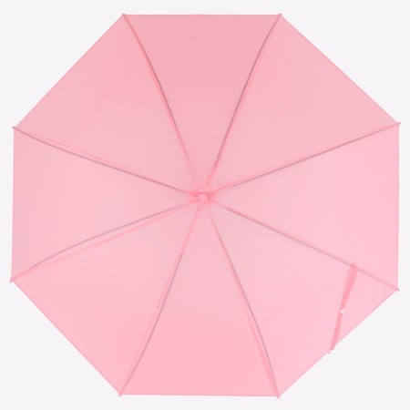 Umbrella - semi -automatic “plain” cane, 8 spokes, r = 46 cm, pink color-5