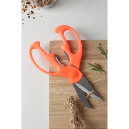 Scissors kitchen shares "Lovkach", 19 cm, orange color-5