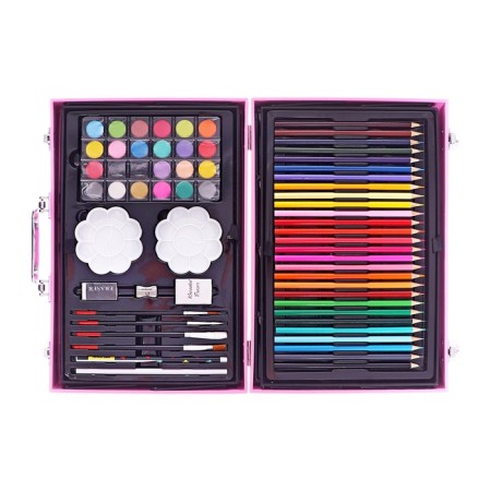 Set for drawing a girl pink-4