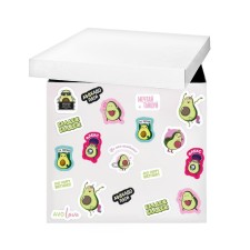 A ball sticker, Avo Party, 42 x 30 cm