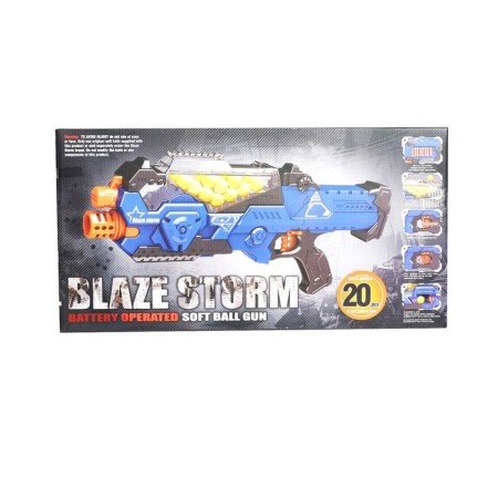 Blaster "Rhine", shoots with soft bullets, works from batteries-6